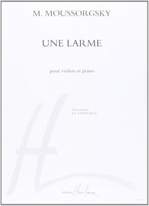 Une larme - partition Piano