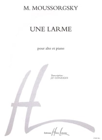 Une larme - partition Piano