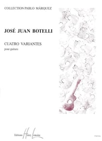Cuatro Variantes - partition guitare