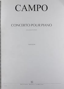 Concerto pour piano - partition Piano