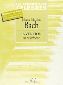 Invention en ré mineur - partition Piano