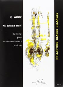 Au Cinéma muet - partition saxophone MIB et piano