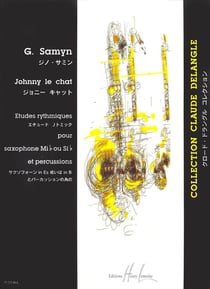 Johnny le Chat - partition saxophone et percussion