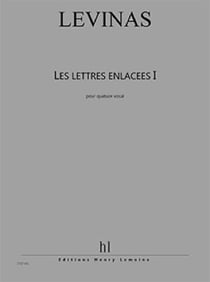Les Lettres Enlacées I - partition quatuor vocal