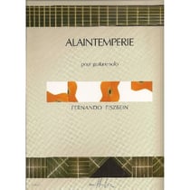 Alaintempérie - partition guitare