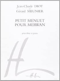 Petit menuet pour Erwan - partition flûte et piano