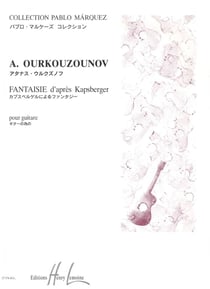 Fantaisie d'après Kapsberger - partition guitare