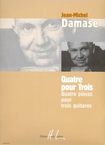 Quatre pour trois - partition guitare