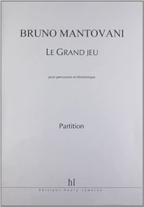 Le Grand Jeu - partition percussion