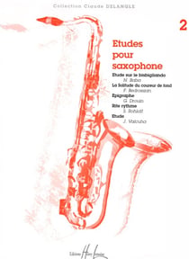 Etudes pour saxophone Vol.2 - partition saxophone
