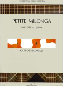 Petite Milonga - partition flûte et guitare