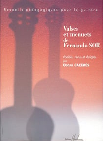 Valses et menuets - partition guitare