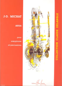 Affûts - partition saxophone alto et percussion