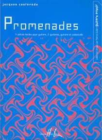Promenades - partition guitare