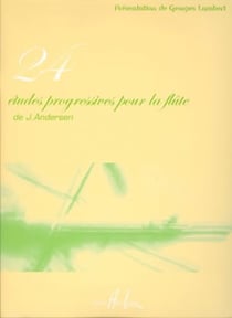 24 Études progressives - partition flûte