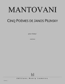 5 Poèmes de János Pilinszky - partition choeur