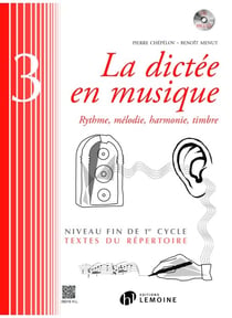 La dictée en musique Vol.3 – Fin du 1er cycle (+CD) -   - cycle 1