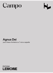 Agnus Dei - partition voix