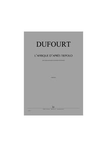 L'Afrique d'après Tiepolo - partition Piano