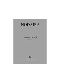 Interlude n° 3 - partition Piano