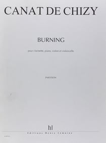 Burning - partition Piano