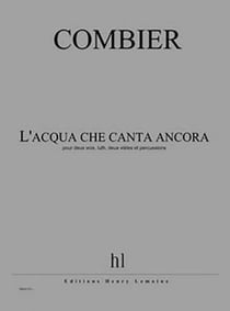 L'acqua che canta ancora - partition voix