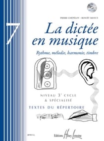 La dictee en musique vol.7 - 3eme cycle + cd