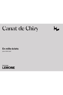 En mille éclats - partition violon