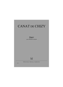 Drift - partition clarinette et orchestre