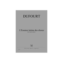 L'Essence intime des choses - partition mezzo