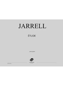 Étude pour piano - partition Piano