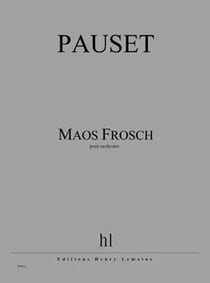 Maos Frosch - partition orchestre