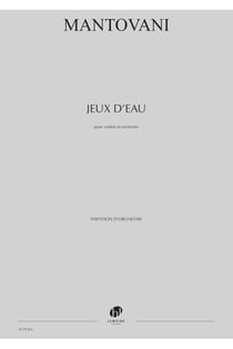 Jeux d'eau – Concerto pour violon - partition violon