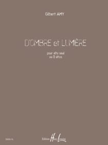 D'ombre et Lumière - partition alto