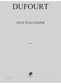 Vent d'automne - partition Piano