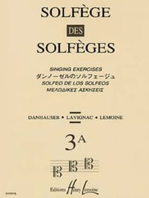 Solfège des Solfèges – Volume 3A (sans accompagnement) - méthode Solfège