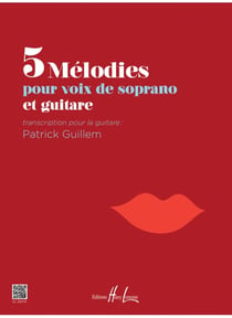 Mélodies (5) - partition SOPRANO et guitare