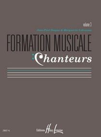 Formation musicale chanteurs – Volume 3 - partition formation musicale