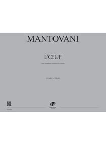 L'Œuf - partition saxophone, violoncelle et piano
