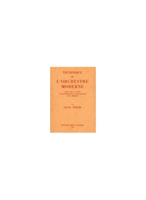 Technique de l'orchestre moderne