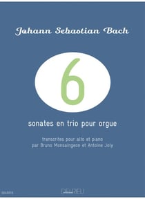 6 Sonates en trio pour orgue BWV 525-530 - partition orgue
