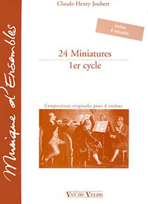 24 Miniatures (1er cycle) - partition  - cycle 1
