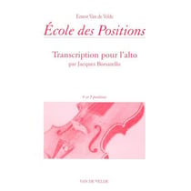 École des positions – 4e et 5e positions - partition