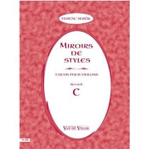 Miroirs de Styles – Recueil C - partition violon