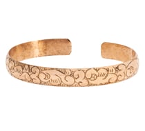 Bracelet Cuivre avec Gravure Tibétaine