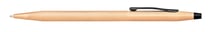 Stylo bille - Noir - Century Classic métal brossé or rose - Pointe moyenne - Cross