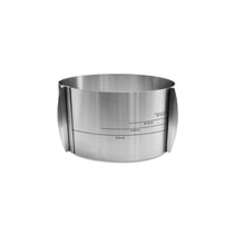 Cercle pâtissier extensible extre haut ScrapCooking® - 15/23 x 12 cm