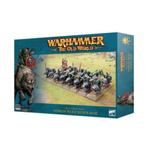 Orc & Goblin Tribes : Goblin Wolf Rider Mob - Warhammer The Old World