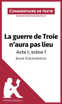 La guerre de Troie n'aura pas lieu de Jean Giraudoux - Acte I, scène 1 - Commentaire et Analyse de texte