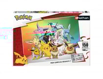 Puzzle 150 pièces - Evoli et ses évolutions / Pokémon
